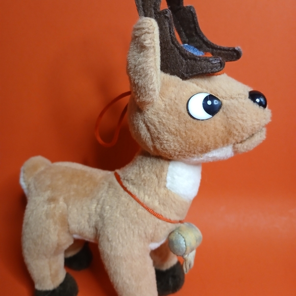 Vintage 1999 Stuffins Inc ,Rudolph the red nose reindeer stffed plush,lot of two - Picture 5 of 8